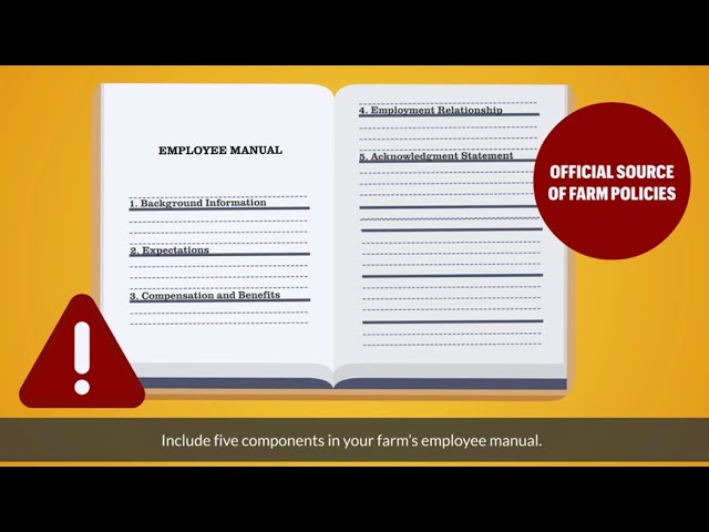 Watch Policies and Procedures: A Guide to Farm Employee Manuals | Missouri Farm Labor Guide on YouTube.