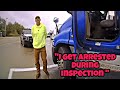Raw Video Of Truck Driver Ending His Career During A Level 3 Inspection 😵