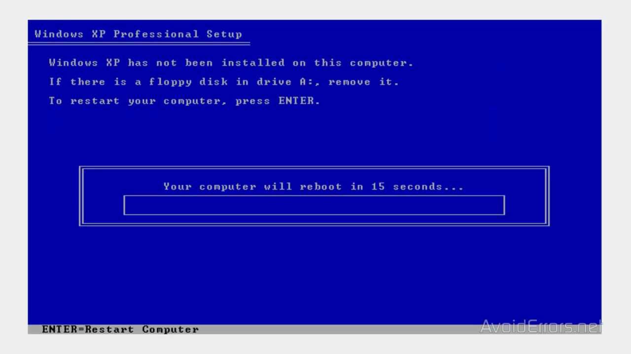windows xp boot disk