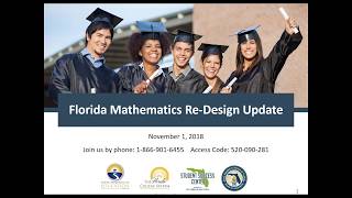 Florida Mathematics Re-Design Update - November 1, 2018