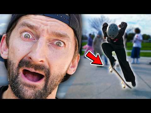 He landed his first ever shove it!?