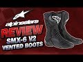 Alpinestars SMX-6 V2 Vented Boots Review from Sportbiketrackgear.com YouTube Video