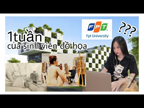 ĐẠI HỌC FPT NGÀNH ĐỒ HOẠ HỌC GÌ ??? | A week of FPTU&39;s Designer 👩🏻🎨