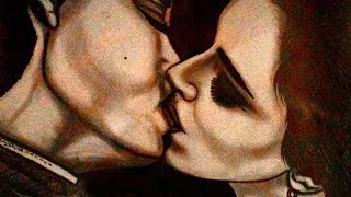 Рисунок Влюблённые ♥️. Рисунок Поцелуй 💋. Art Kiss, Art Lovers