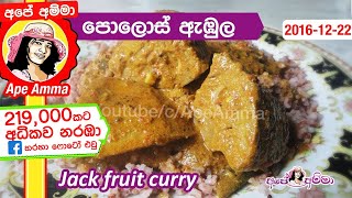 Authentic Sri Lankan Jack fruit curry/(Pollos curry)