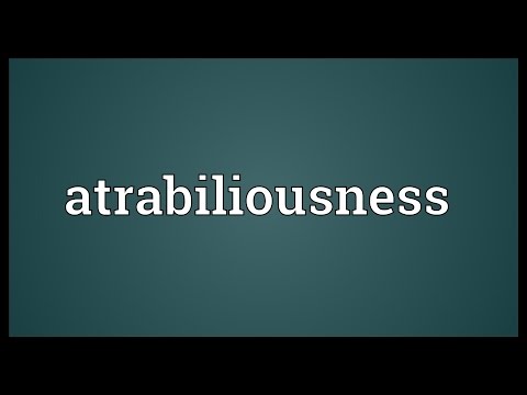 Header of atrabiliousness