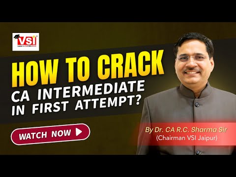 How to Crack CA Intermediate in Your First Attempt?