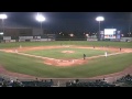 Game one of the series between the Bridgeport Bluefish and Lancaster Barnstormers