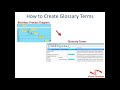 Create Glossary Terms