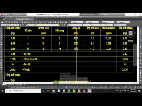 Lisp Cad Hay Vẽ Thép Dầm Sàn Thống Kê Thép(test bản mới)