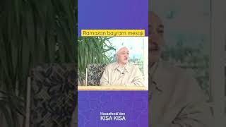 Geçiştirilmiş Kelimelere Değil, Ufuk Açan Ramazan Bayram Mesajı.