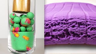 Very Satisfying and Relaxing Compilation 95 Kinetic Sand ASMR