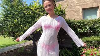 Falechay Crochet Swimsuit Cover Up Review Long Sleeve Mesh Backless Beach Outfit