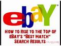 default eBay Selling: Rise to the Top of Best Match Search Results