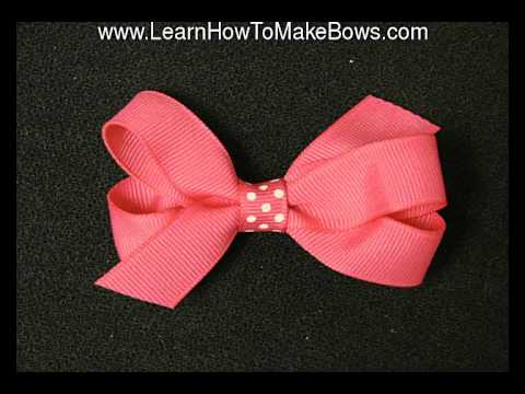 Design your own hair bow using pretty ribbon! How to Make the Perfect Bow