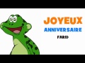 JOYEUX ANNIVERSAIRE FARID!