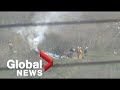 Kobe Bryant death: scene of helicopter crash that killed the ...