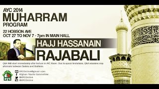 10 Muharram 1436 2014 Night 10  Hassanain Rajabali