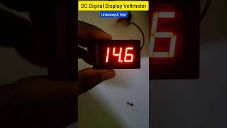 Dc Digital Display Voltmeter Electronics Project