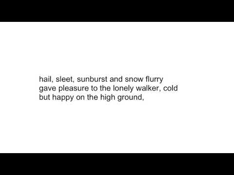 Rhian Samuel: NANTCOL SONGS. No 2: 'A Perfect View' sop & 6 hps