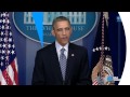 Obama to protesters: Violence is not the answer