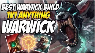 BEST WARWICK BUILD, 1V1 ANYTHING | League of Legends