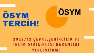 202212 Çevre,Şehi̇rci̇li̇k Ve İkli̇m Deği̇şi̇kli̇ği̇ Bakanliği Sözleşmeli̇ Pozi̇syonlarina Terci̇h