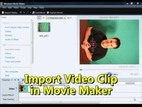 How to Rotate a Video in Windows Movie Maker