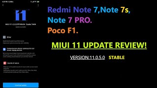 MIUI 11 Stable version 11 0.5.0 for Poco F1,Redmi note 7,Note 7s,Note 7 pro Review in Tamil