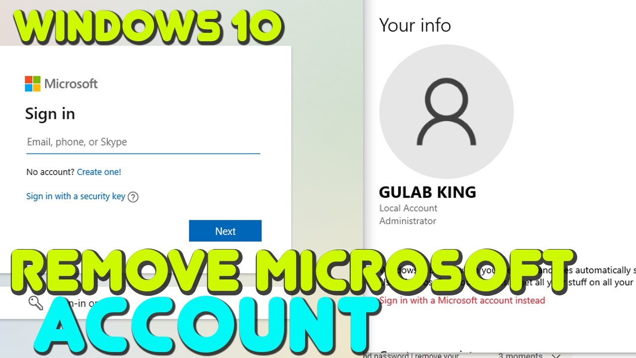 How to Add or Remove Microsoft Account On Windows 10 How to Add or Remove Microsoft Account On Windows 10