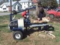 Diy build your own log splitter 24 ton log splitter