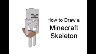 How to Draw a Skeleton from Minecraft