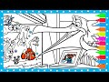 Coloring Finding Dory | Disney Pixar Finding Nemo Coloring Book Pages