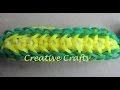 Tutorial Pulsera Confetti Criss Cross de gomitas. Rainbow Loom bracelet confetti