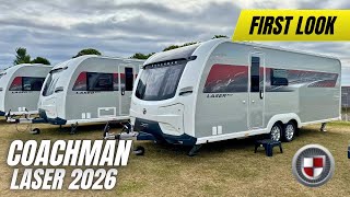 New Coachman Laser Caravans 2026 The First 8Ft Wide 2 Berth
