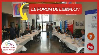 La Mission Locale au forum de l'emploi à Lézat 💼