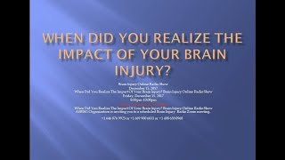Realizing The Extent of Your Brain Injury