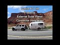 Casita Travel Trailer External Solar Panel