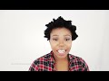 Bantu Knots / China Bump Finished Results On Short Natural Hair Tutorial Part 4