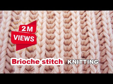 How To Knit Honeycomb Brioche Stitch Knitting Stitches