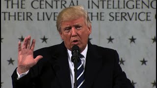 President Donald Trump gives IMPORTANT Speech at the Central Intelligence Agency President Donald Trump gives IMPORTANT Speech at the Central Intelligence Agency