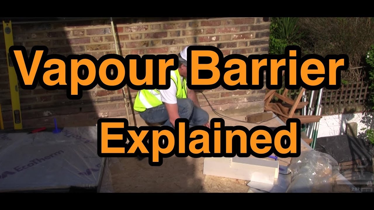 warm flat roof vapour barrier insulation explained - youtube
