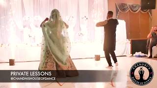 BEST BRIDE AND GROOM BOLLYWOOD PERFORMANCE - Duniya - Sajanji Ghar Aya - Cheez Badi - Ankh Maray