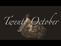 Twenty October - แก้วสุดท้าย (Re-Upload) (Lyric Video)