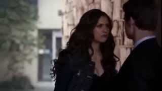TVD 4X18 Katherine snaps Elenas neck Elijah Katherine \