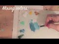 Painting water drops, just playin with paint