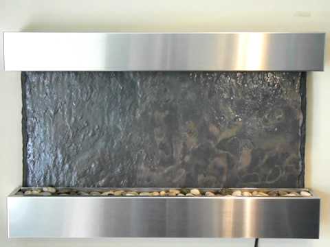 Bluworld WWMHS Medium Horizon Falls Indoor Slate Water Fountain ...