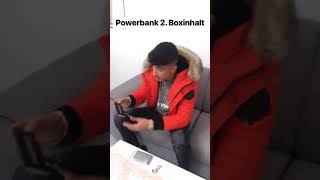 Mero Zeigt Boxinhalt Powerbank Ya Hero Ya Mero