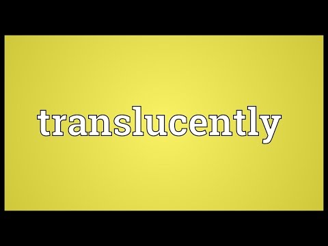 Header of translucently