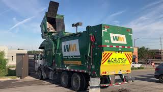 Garbage Trucks Compilation-Waste Management Front Loaders
